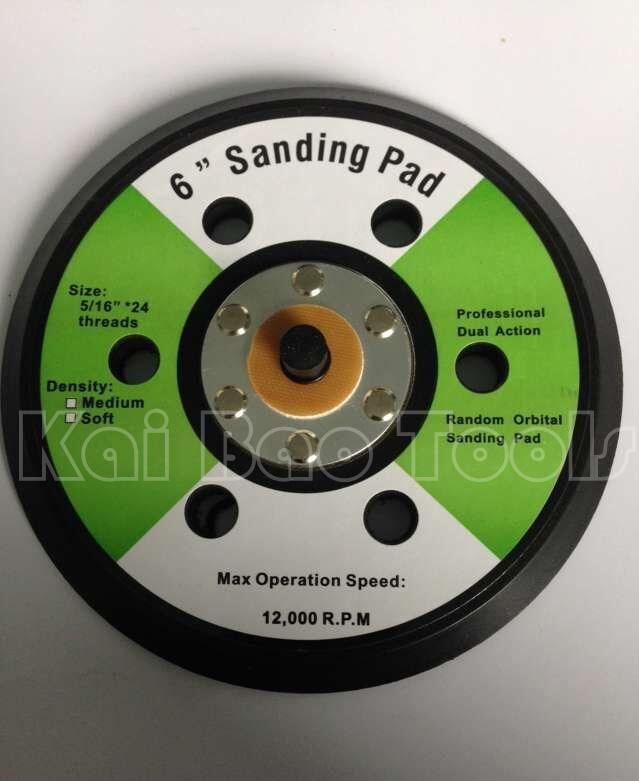6 Hole Sanding Pad, Backup Pad for Air Sander Power Sander
