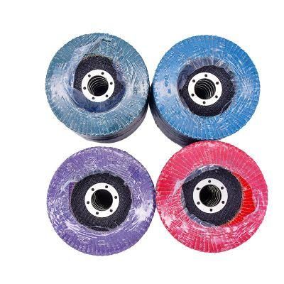 Yihong Manufactured Purple Colour Ceramic Grain Flap Disc