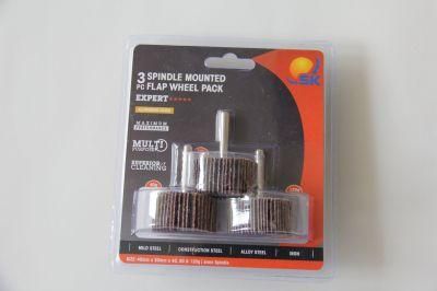 3PCS Spindle Mounted Flap Wheel Pack