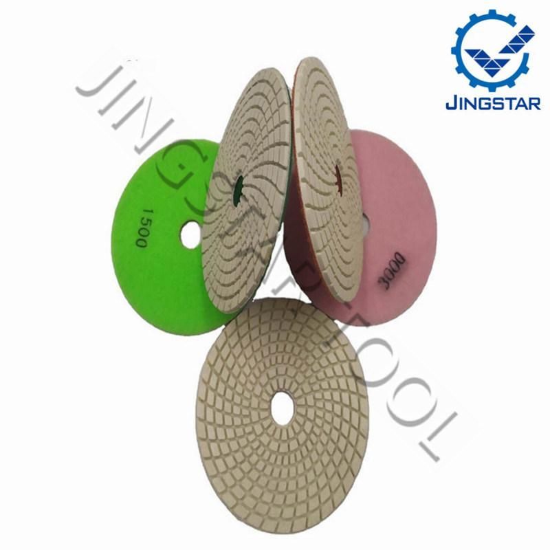 5 Inch Wet Polishing Pad, Suitable for Angle Grinder, Stone Renovation Machine, Wall Machine 7PCS Free Shipping