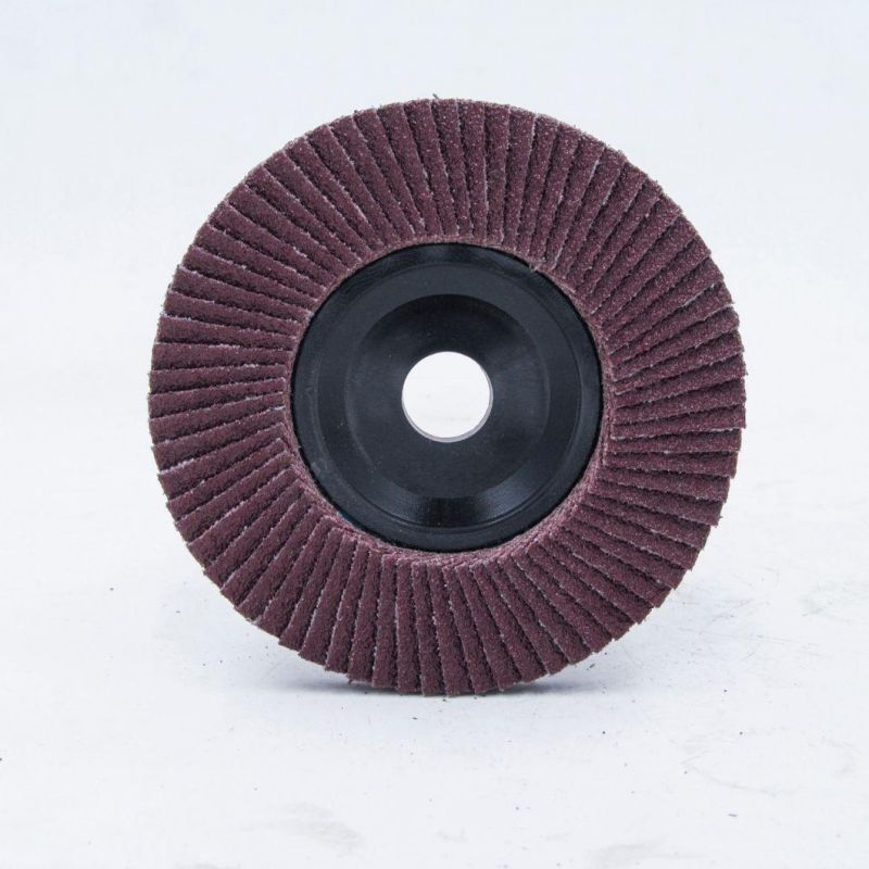 100*15mm Fiberglass Backing Flap Disc for Japaness Market Aluminium Oxide Abraisve