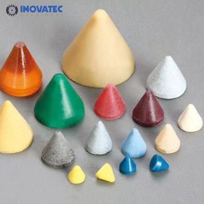 Plastic-Bonded Resin Grinding Abrasive Media Mass Finishing Tumbling