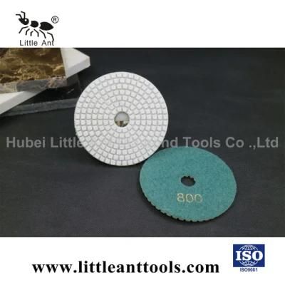 4&quot; White Straight Tooth Grinding Disc and Polishing Pad