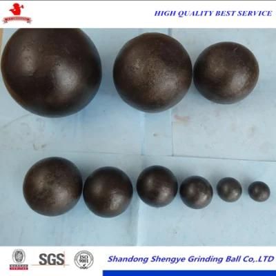 Hardness 55-60 of Steel Ball Is Qualified /Grinding Media Ball/Forged and Hot Rolled Alloy Steel Ball for Ball Mill