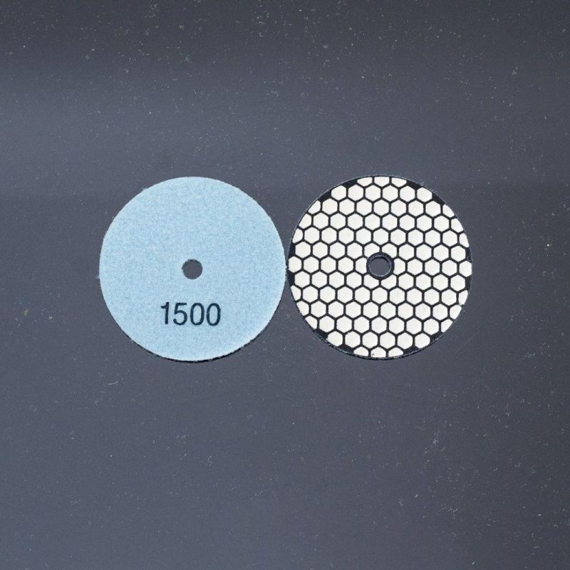 7 Steps 3" Abrasive Tools Diamond Resin Dry Polishing Pad for Granite/Marble