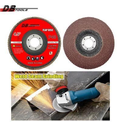 4.5 Inch 115mm Emery Cloth Disc 7/8 Inch Arbor 22mm Hole for Metal Derusting