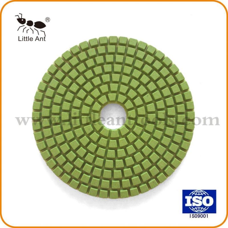 100mm Wet Used Diamond Polshing Pad for Marble Granite Stones