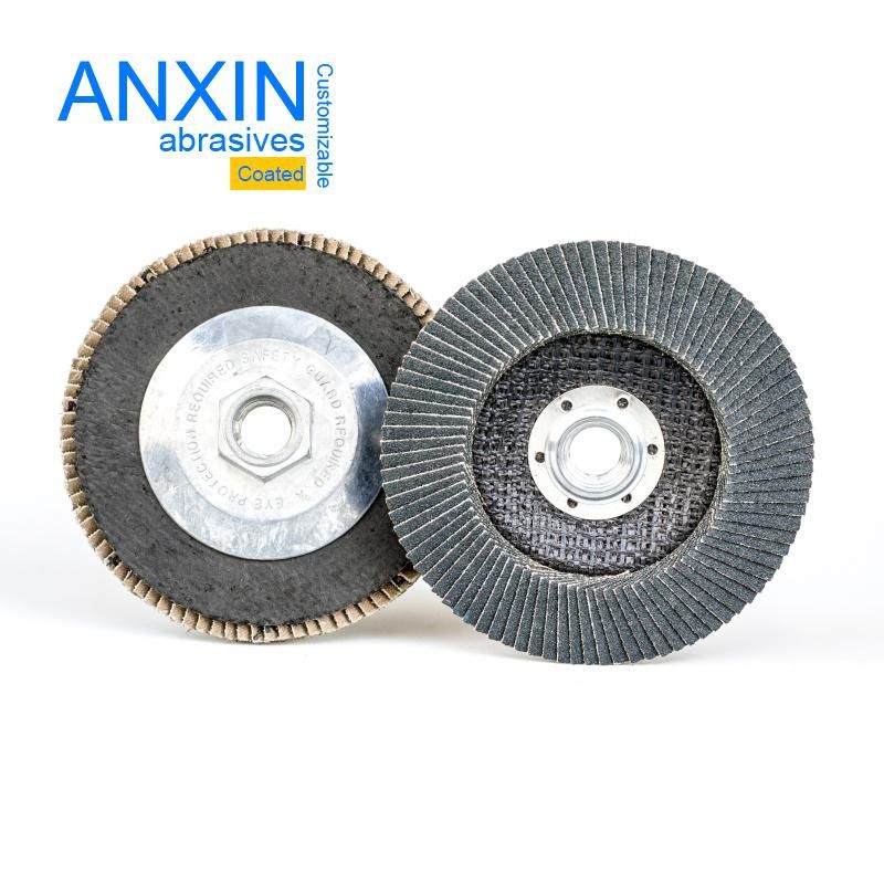 Zirconia Flap Disc Abrasive with 5/8-11 Thread as Reinforce