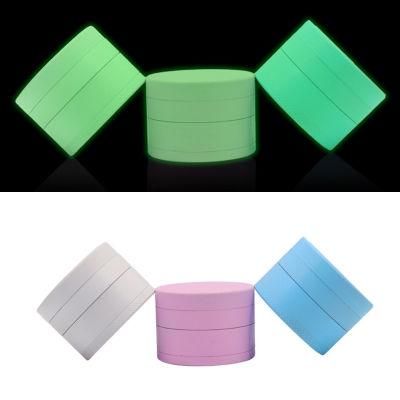 4 Layers Zinc Alloy Luminous Tabacco Grinder Fluorescence Herb Crusher