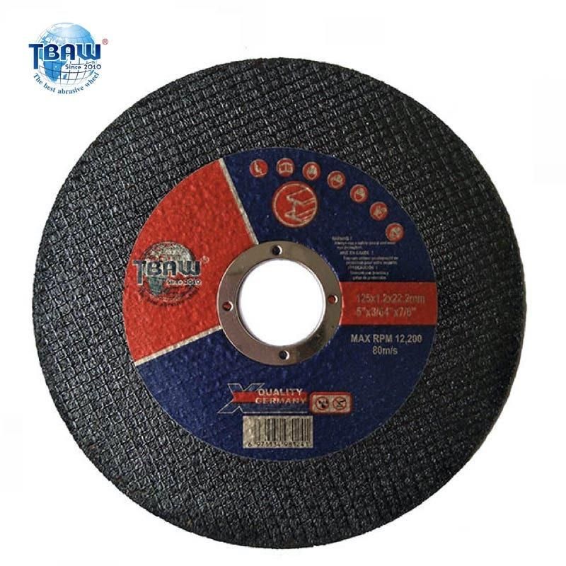 125*1.2*22mm Abrasive Cutting Wheel Sharp Cutting Tool 5inch T41