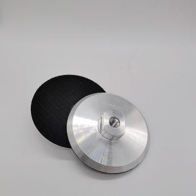 Diamond Polishing Pad Holder Backer of Flexible Rubber Backer, Aluminum Holder, and Plastic Backer