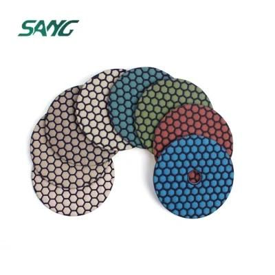 Dry Granite Diamond Floor Polishing Pads for Angle Grinder