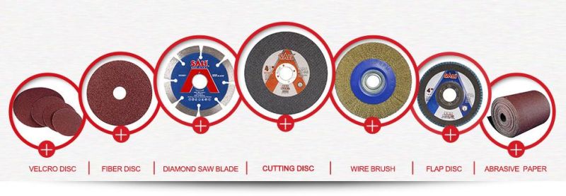 China Sali Manufacture 4 Inch Abrasive Cut off Wheel