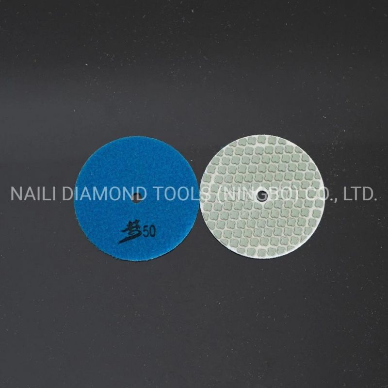 4′ ′ Seven-Step Resin Dry Dream Polishing Pad for Stones
