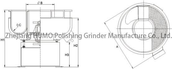 Straight Bowl Vibratory Machines for Deburring and Polishing with Noise Cover