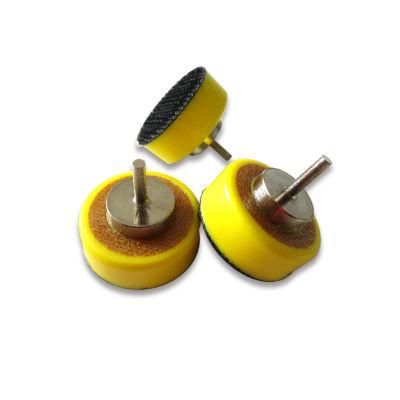 1 Inch 25mm 2.35mm Shank Hook &amp; Loop Backup Sanding Pad for Electric Drills Power Tools Accessories
