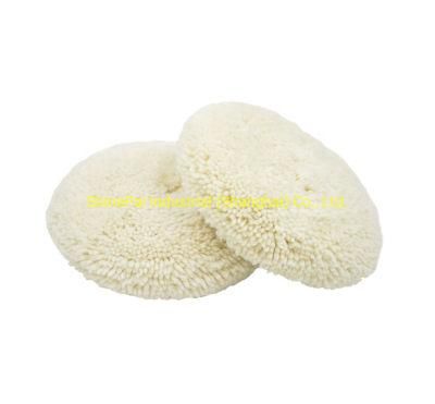 7 Inch Double Side 5/8&quot; Bolt 100% Wool Buffing Pad for Car Polishing