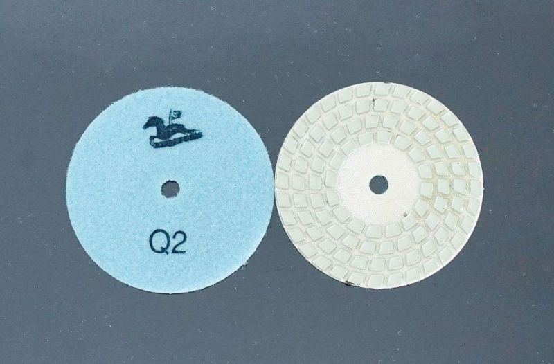 Qifeng Manufacturer Power Tool Factory 4-Step Diamond Polishing Pad for Granite&Marble