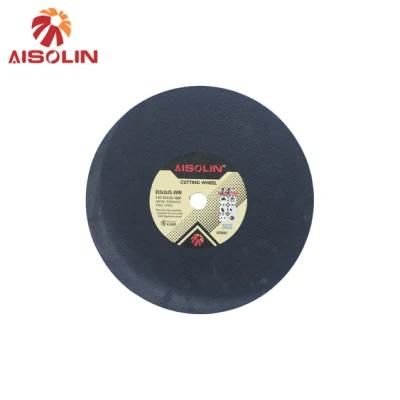 Wear-Resistant 355mm 355X3X25.4mm Bf Electric Power Abrasive Metal Cutting Wheel