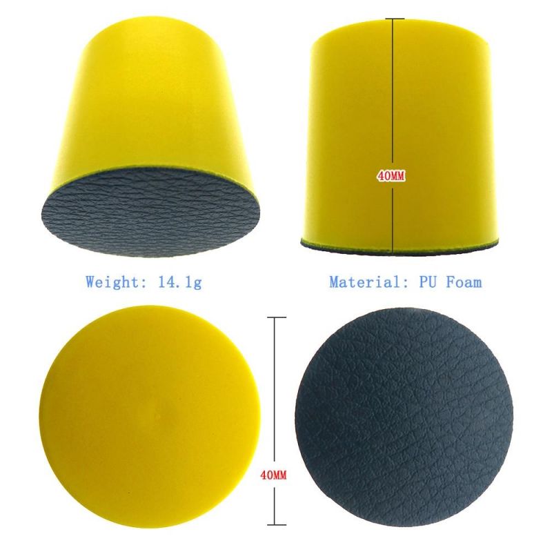 40mm Sticky Vinyl PU Foam Handing Sanding Block Hand Pad for Psa Sanding Discs