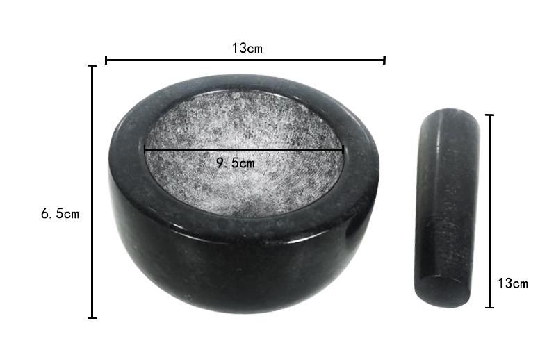 13X6cm Customized Granite Mortars and Pestles Price From China