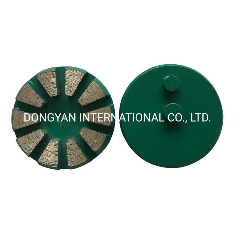 8 Segments Diamond Floor Grinding Pucks Plug Tools Manufacturer