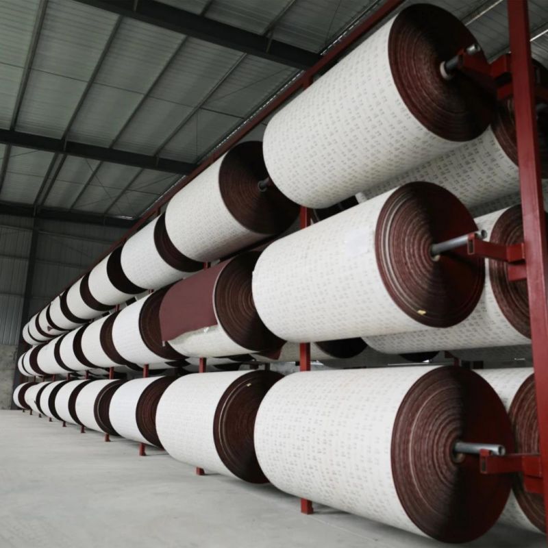 Customized Coated Abrasive Jumbo Roll Aluminium Oxide Abrasive Paper Roll Manufacturer