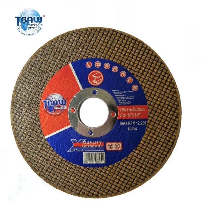 5 Inch Abrasive Metal Cutting Wheel Cutting Disc 125X1.6X22mm