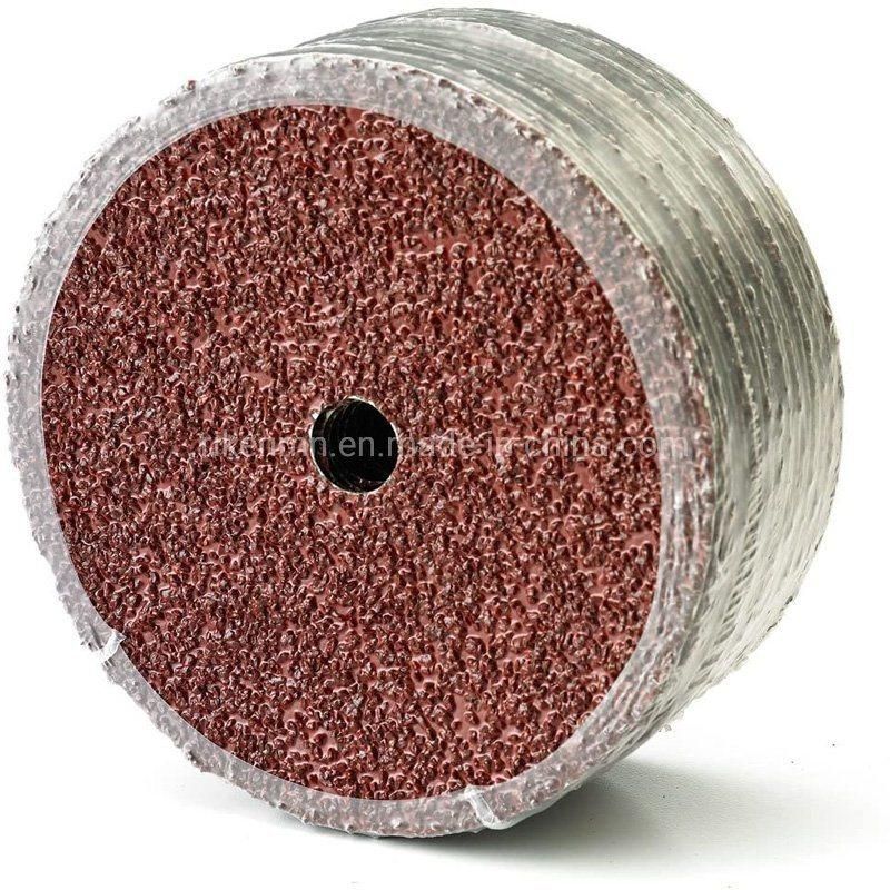 Red Color 7"Aluminum Oxide Abrasive Fiber Disc for Grinding P24-P120 Free Sample