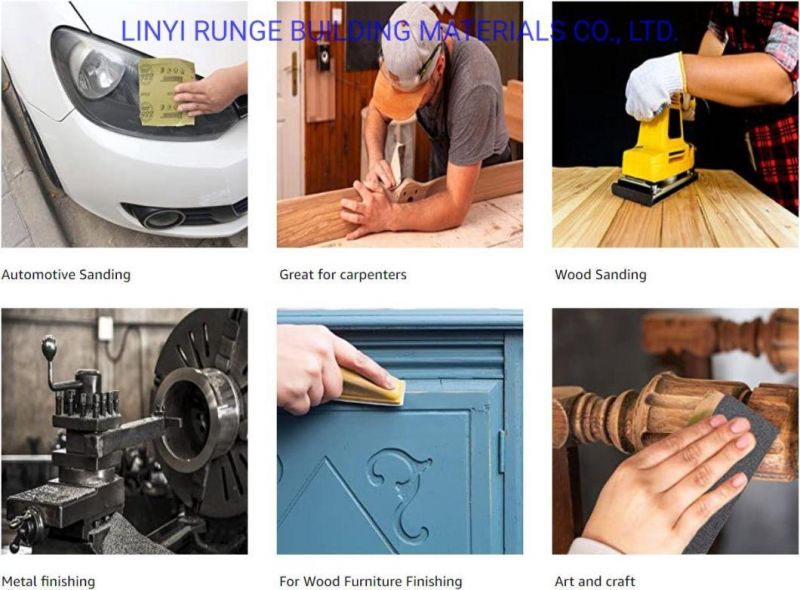 9X3.6 Inch Abrasive Paper Sheets Wet Dry Sandpaper 120-320 Grit for Metal Wood Furniture Automotive