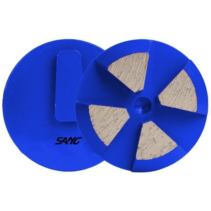 3 Inch Four Segment Diamond Concrete Grinding Disc for Terrco Machine