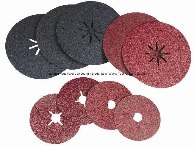 0.8/0.6mm Fiber Paper Aluminum Oxide/Silicon Carbide Fiber Disc Kf807