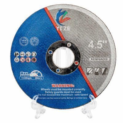 High Quality Abrasive Inox Cutting Disc 4.5&quot; Metal Cutting Grinding Disc