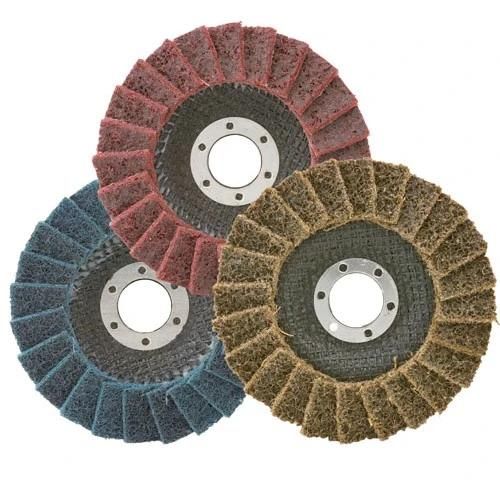 High Quality Premium 115mm Non-Woven Flap Disc for Grinding and Polishing Stainless Steel and Metal