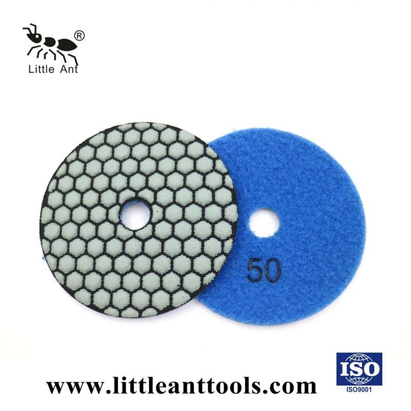 125mm Granite Marble Flexible Dry Diamond Polishing Pads