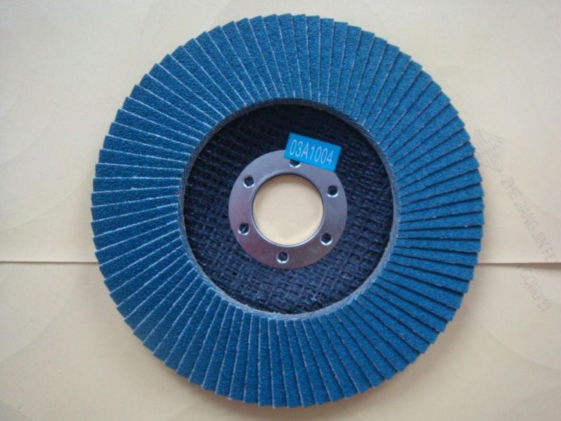 100X16mm Three Leafs Upright Abrasive Flap Disc