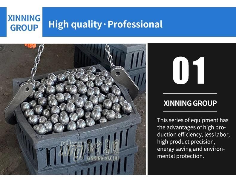 High Hardness HRC 60-65 Cast & Forged Grinding Ball for Mining