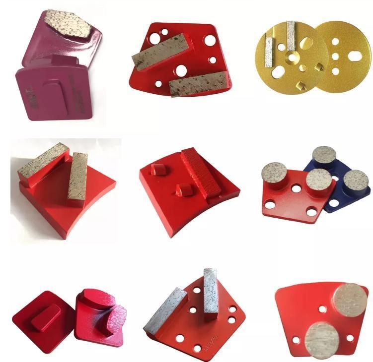 Concrete Floor Diamond Grinding Tools Redi-Lock Abrasive Disc with Three Hexagon Segment