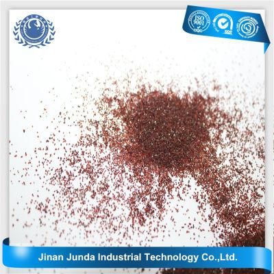 Moderate Self-Sharpening Low Dust Content 80 Mesh Garnet Sand Used for Water Jet Cutting Medium Cutting Stainless Steel