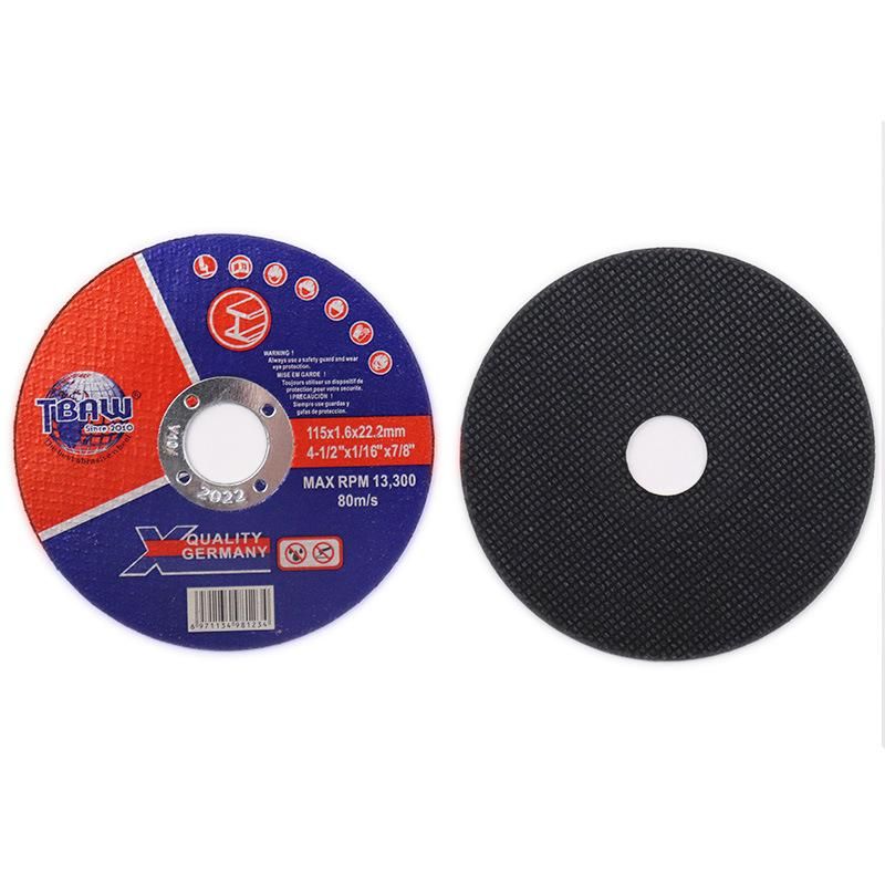 Factory OEM 4.5" 115*1.0*22.23mm Cutting Wheel Disc for Metal and Stainless Steel Abrasive Tool