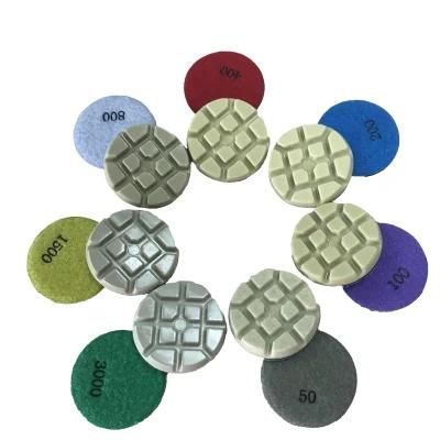 Resin Bonded Flexible Hand Diamond Polishing Pad for Stone Marble Quartz Stone Wet Grinding