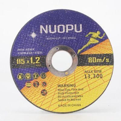 115X1.2X22.2 mm Double Net Abrasive Cutting Disc