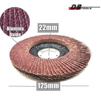 5 Inch 125mm Flap Disc Emery Cloth Disc Abrasive Aluminum Oxide T27 T29 for for Edge Grinding