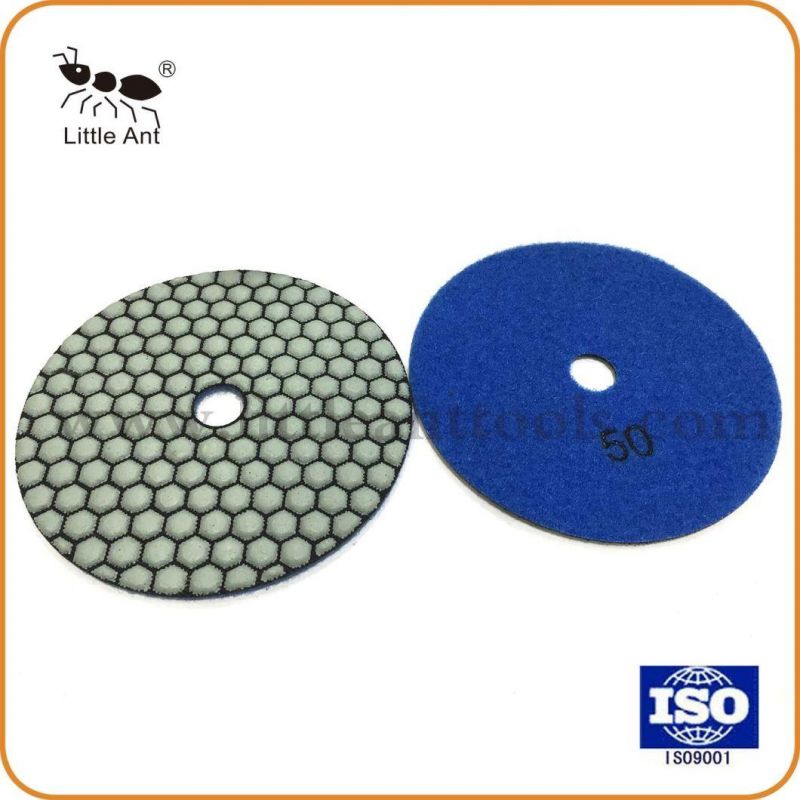 5 Inch Diamond Marble & Granite Polishing Pads with Dry Use