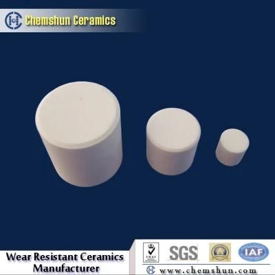 Ceramic Manufacture Alumina Cylinder Vulcanized as Ceramic Rubber Plates
