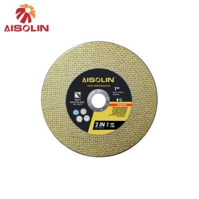 Gold 7&prime;&prime; Abrasive Cutting Disc Resin Bond Reinforced Cutting Wheel