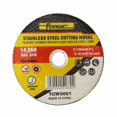 Stainless Cutting Steel Cutting Wheel