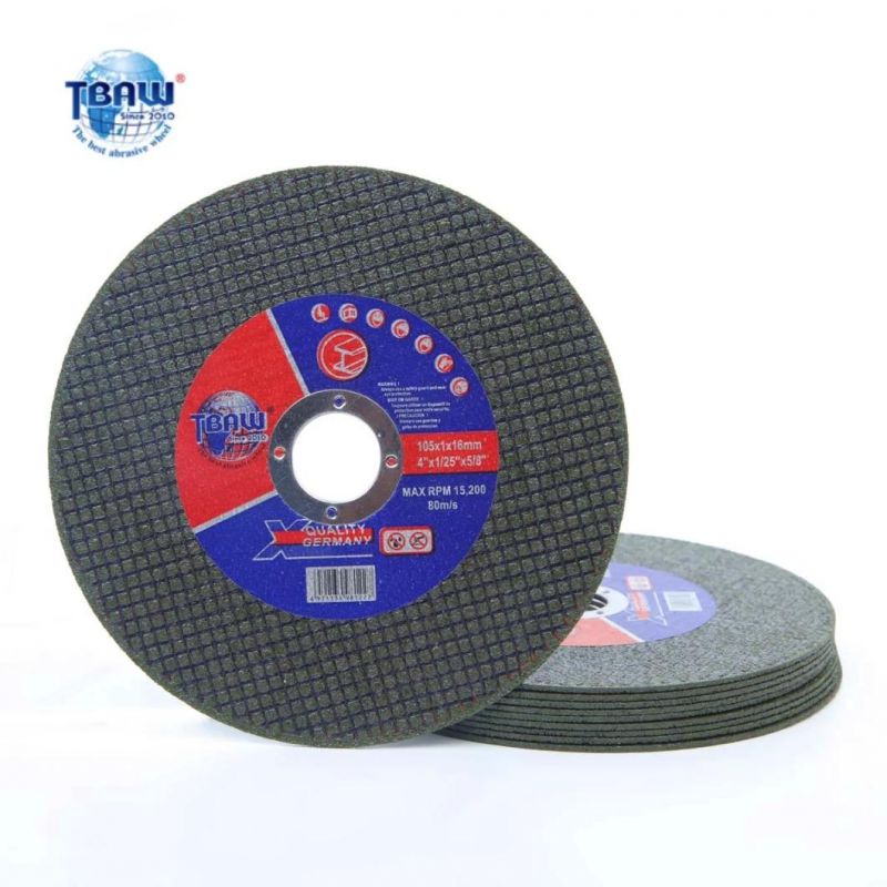 Factory 105/115/125mm Abrasive Cutting Discs for Metal/Stainless Grinder Polishing