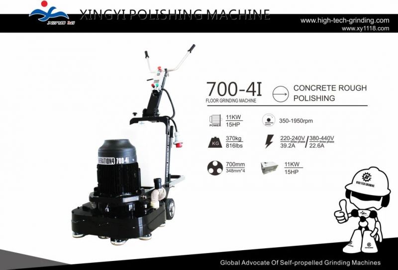 Concrete Grinding Machine 12 Heads Plate Concrete Floor Grinder for Sale