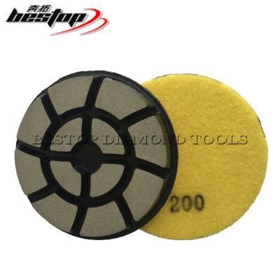 D100mm Ceramic Bond Diamond Grinding Pads for Concrete